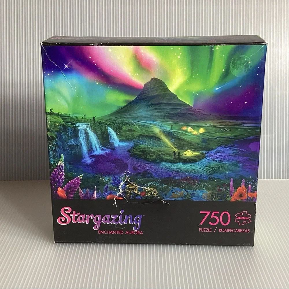 Stargazing Enchanted Aurora 750 Piece Puzzle